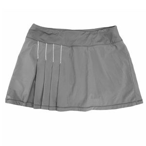 Athleta Pleated Tennis Skort/Skirt Gray Size S